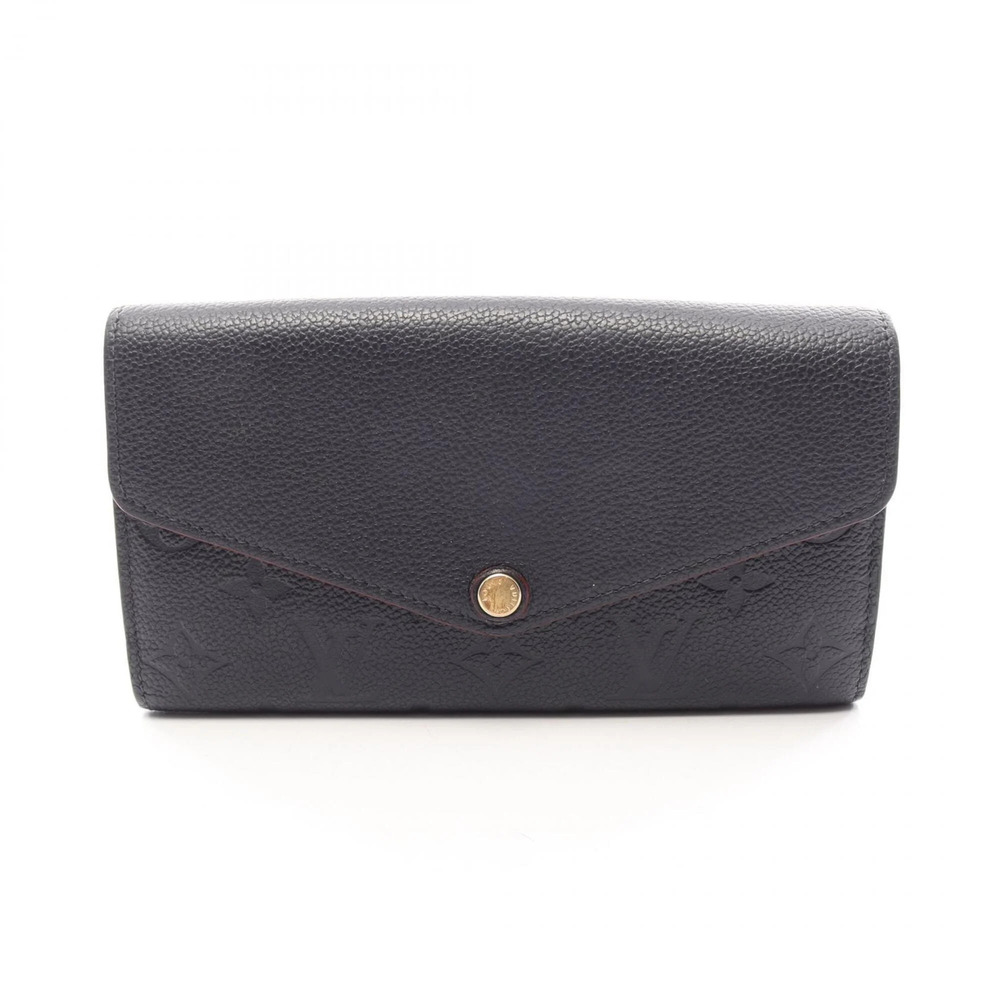 Louis Vuitton Portefeuille Sarah Monogram Empreinte Marine Rouge Bi-fold Long...